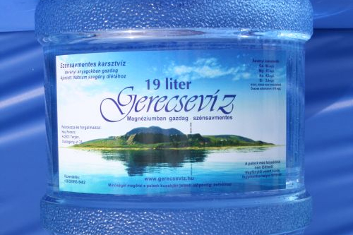 A Gerecsevíz rendszeres fogyasztása segíti megőrizni egészségünket..